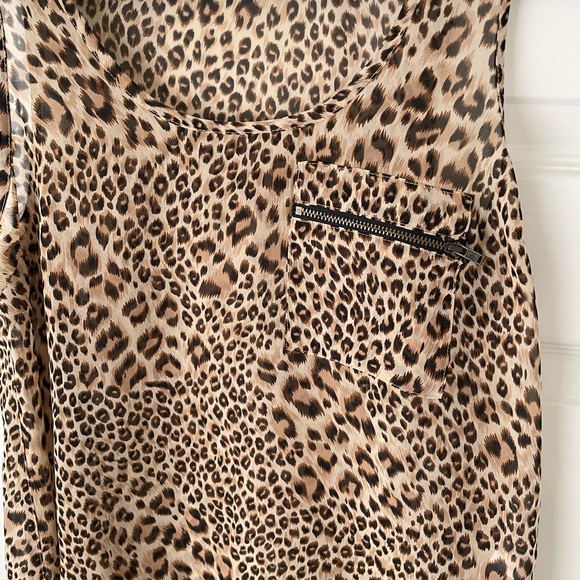 TOPSHOP ANIMAL PRINT TANK TOP. SIZE 4 - Picture 4 of 4